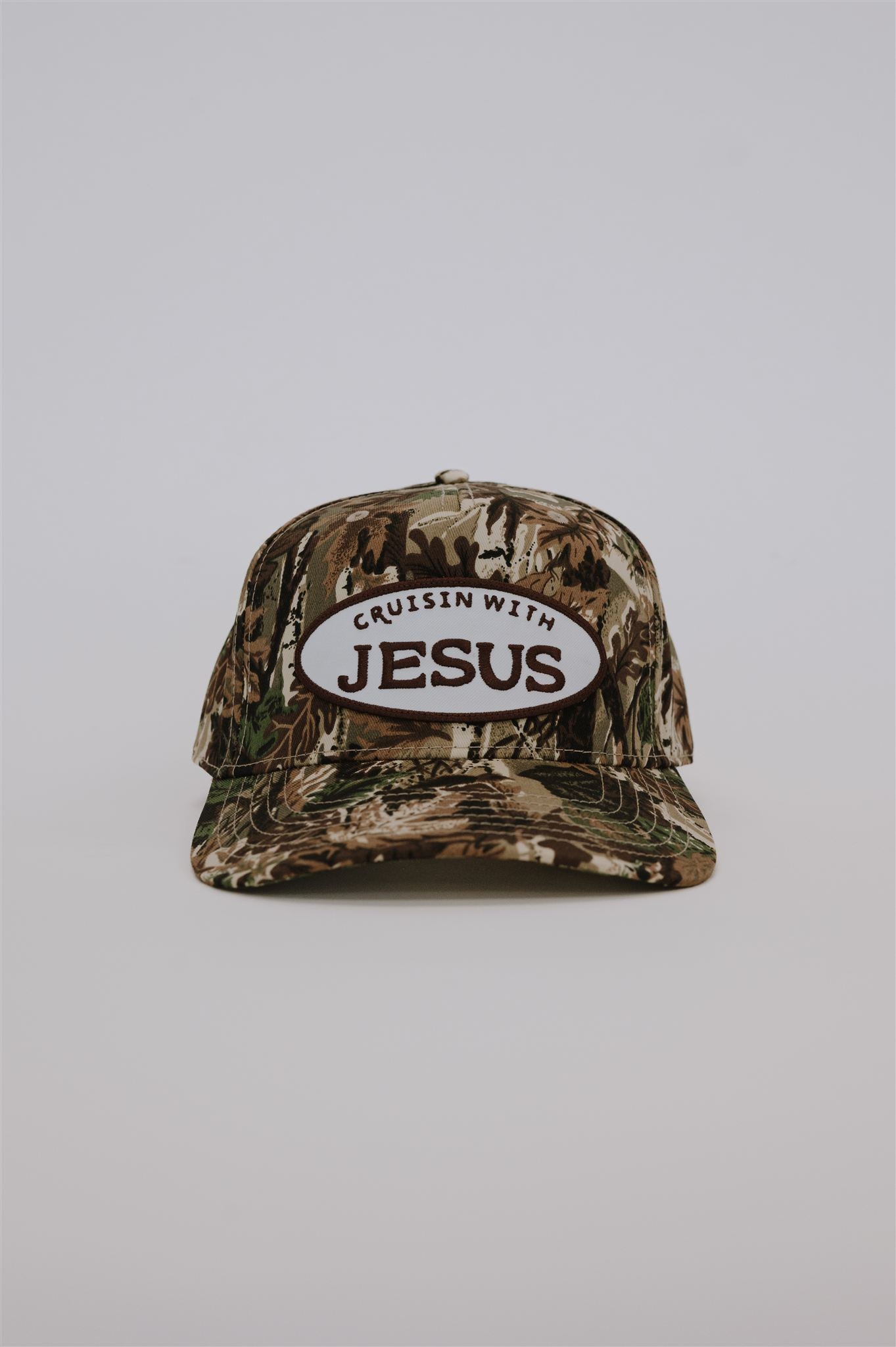 Cruisin with Jesus original camo hat