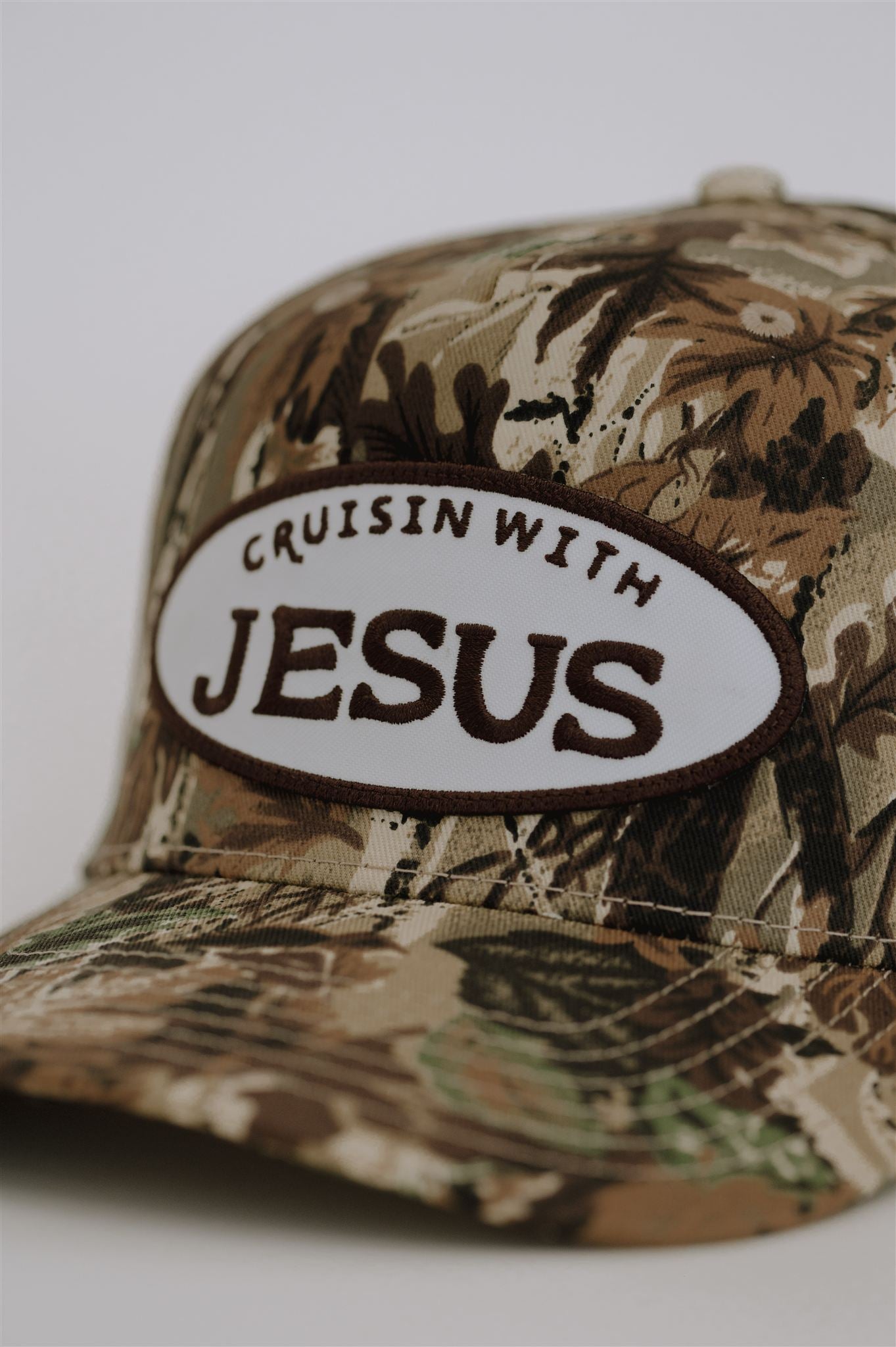 Cruisin with Jesus original camo hat